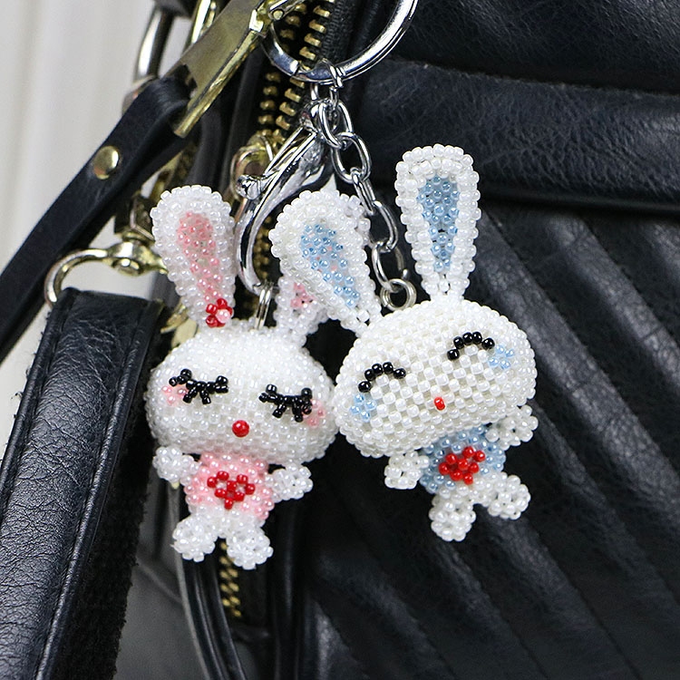 Luxury Bags Made In China - Handgemaakte kraal konijn schattige tas charme
