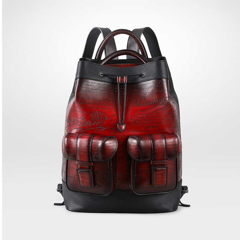Luxury Bags Made In China - DIMY 2025 Herenrugzak van echt leer,