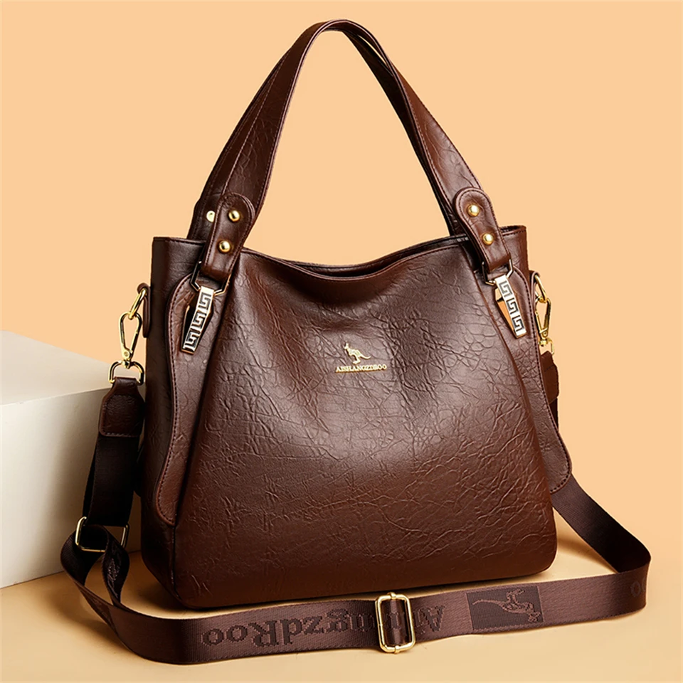 Luxury Bags Without Logo - Echt Merk Zacht Leer Top-handvat Tassen
