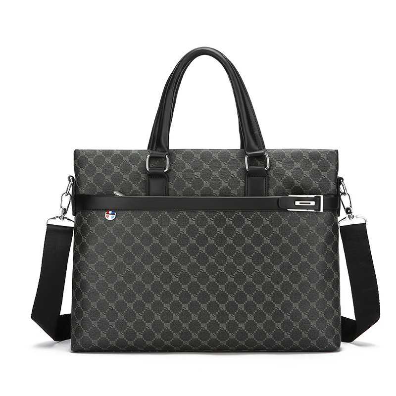 Luxury Bags Laptop - nieuwe heren bedrukte PU lederen zakelijke