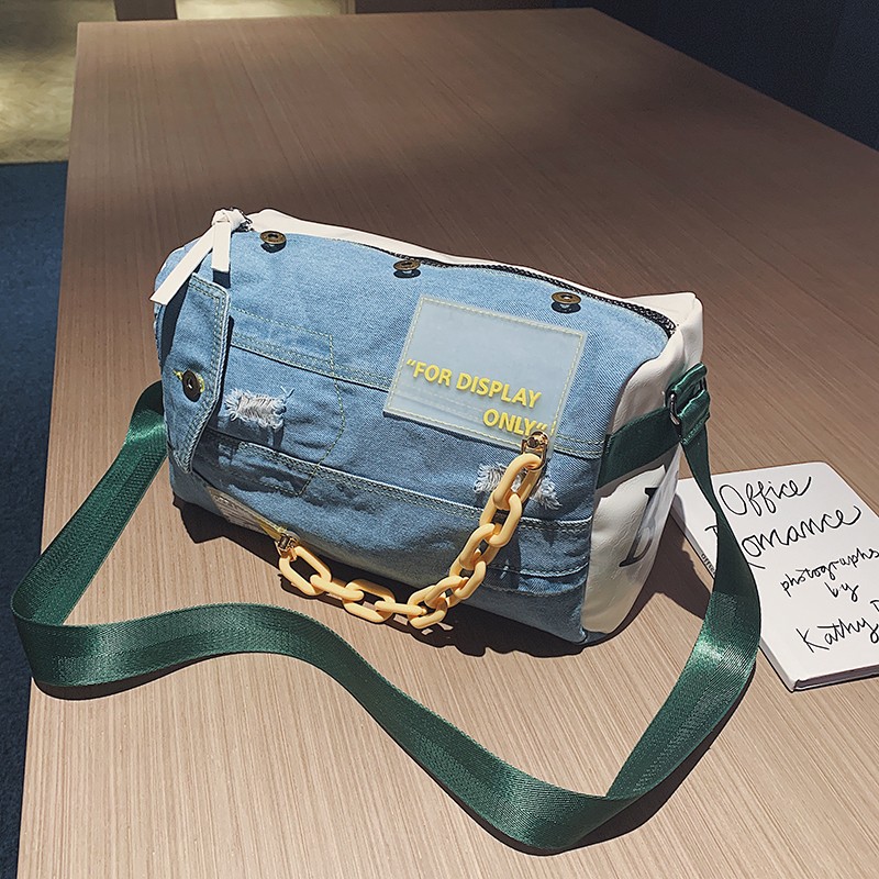 Mode Denim Vrouwen Schoudertas - Luxury Bags Denim recensie en prijs