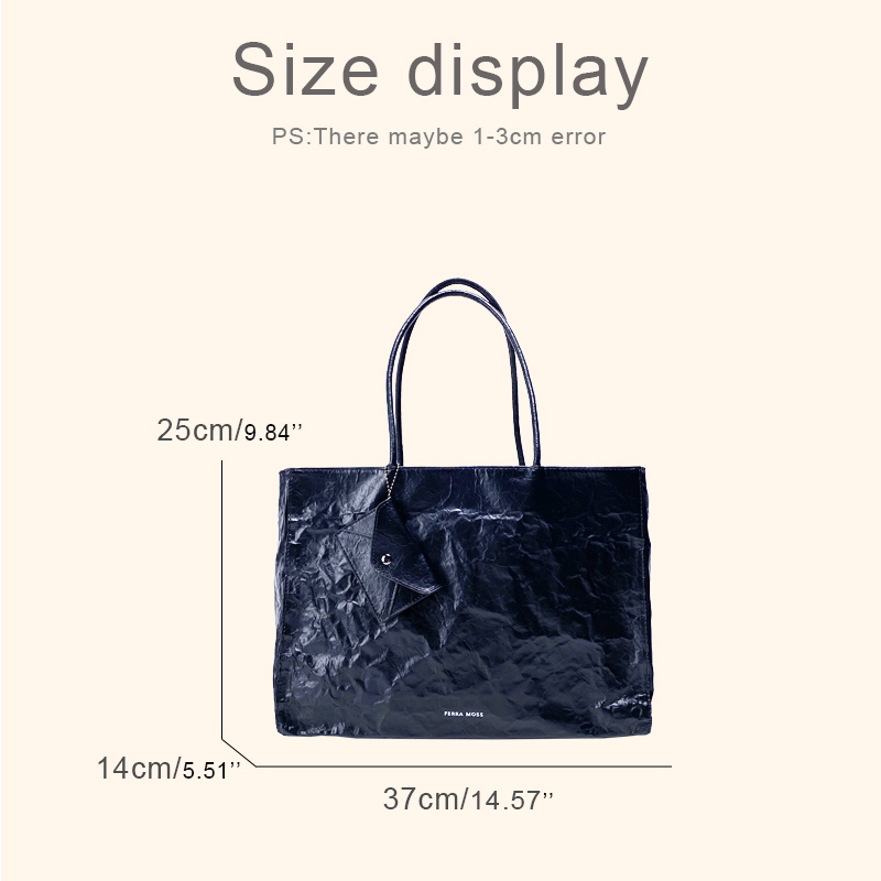 Koreaanse Casual Kraftpapier T - Luxury Tote Bags With Zipper recensie en prijs
