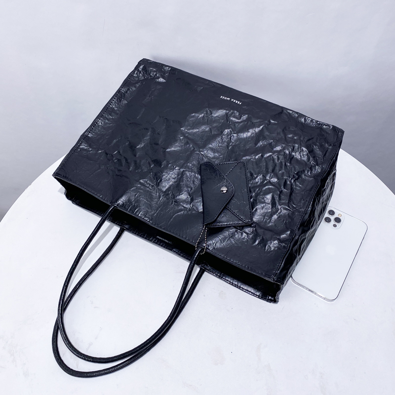 Koreaanse Casual Kraftpapier T - Luxury Tote Bags With Zipper recensie en prijs
