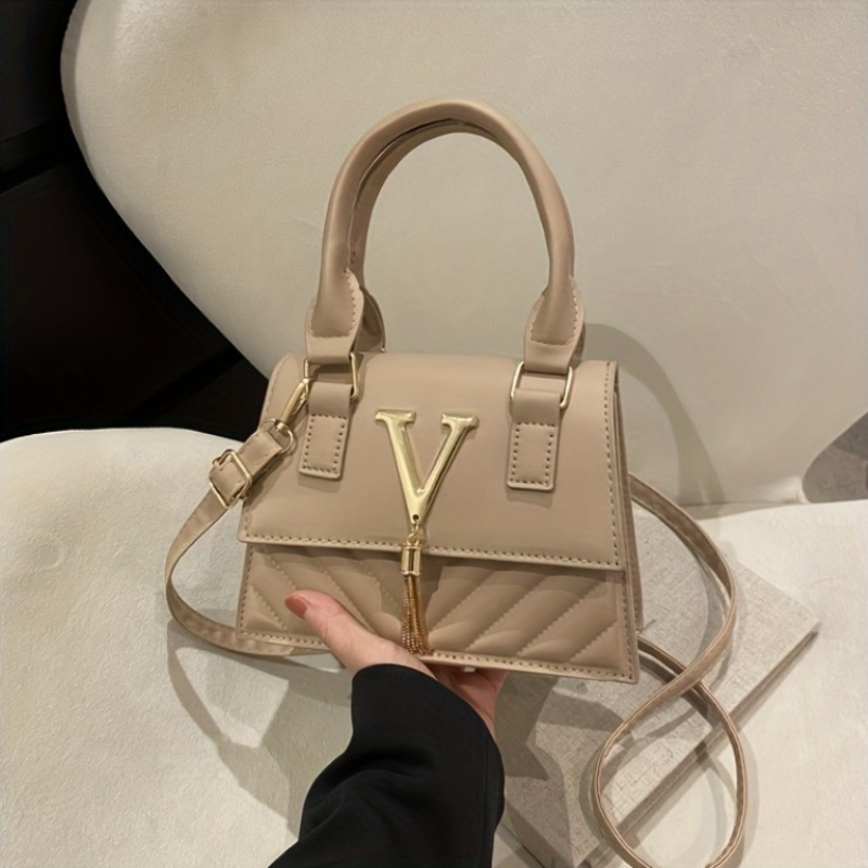 Modieuze gewatteerde tas met h - Luxury Bags Without Logo recensie en prijs