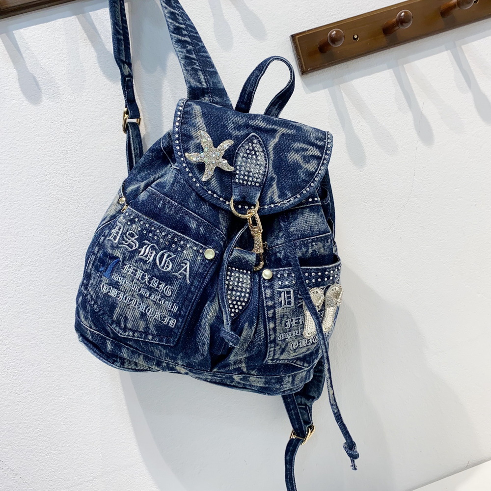 iPinee Luxe Denim Vrouwen Rugz - Luxury Bags Denim recensie en prijs