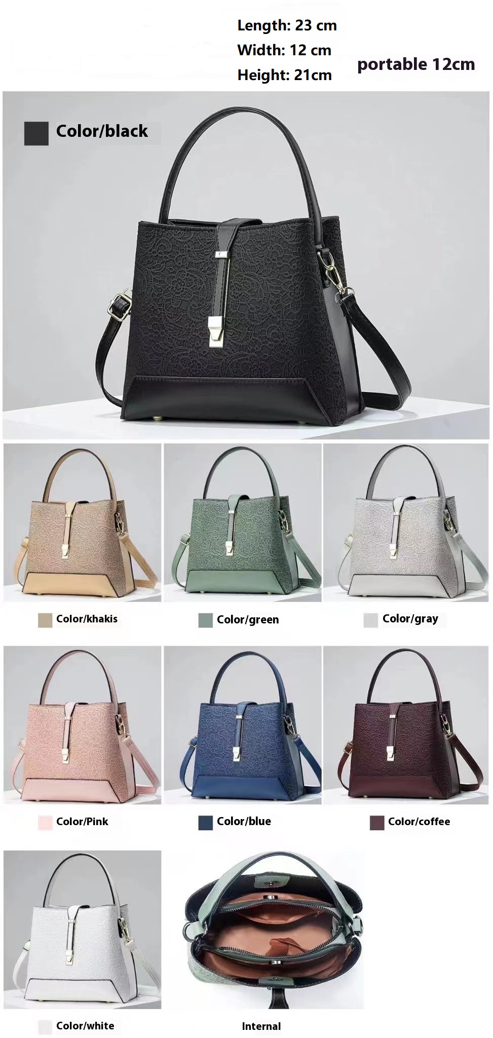 Nieuwe luxe draagtas lederen s - Luxury Tote Bags With Zipper recensie en prijs
