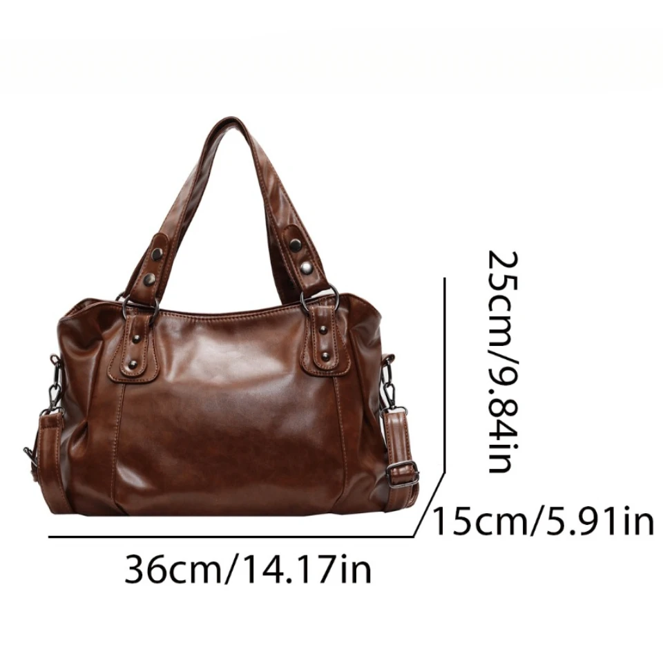Retro merk ruime schoudertas v - Luxury Bags Vip recensie en prijs