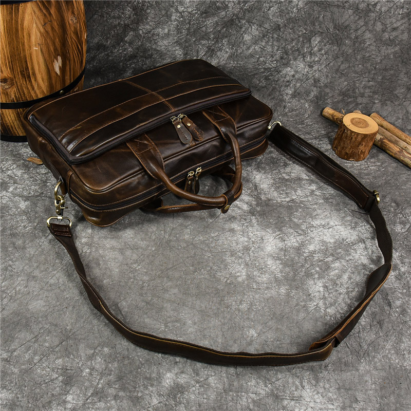 Luxe Lederen Handtas Voor Mann - Luxury Bags Laptop recensie en prijs