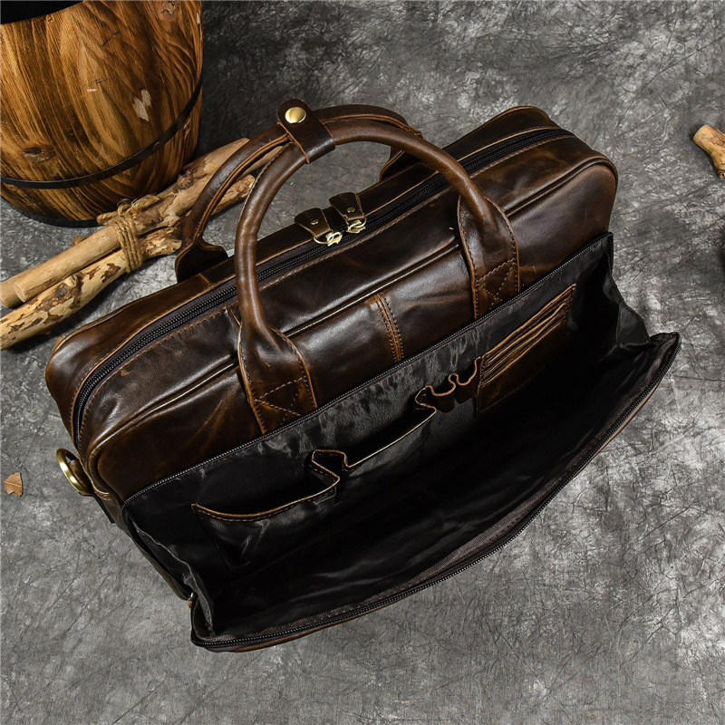 Luxe Lederen Handtas Voor Mann - Luxury Bags Laptop recensie en prijs