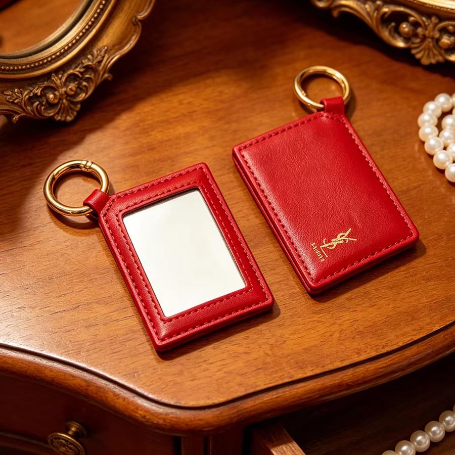 YSL Rode Lederen Vierkante Min - Luxury Designer Bags Ysl recensie en prijs