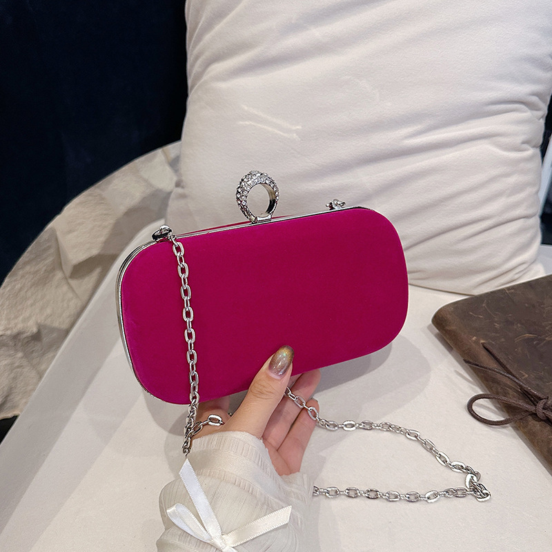 Zwart fluwelen handtas voor da - Luxury Bags Vip recensie en prijs