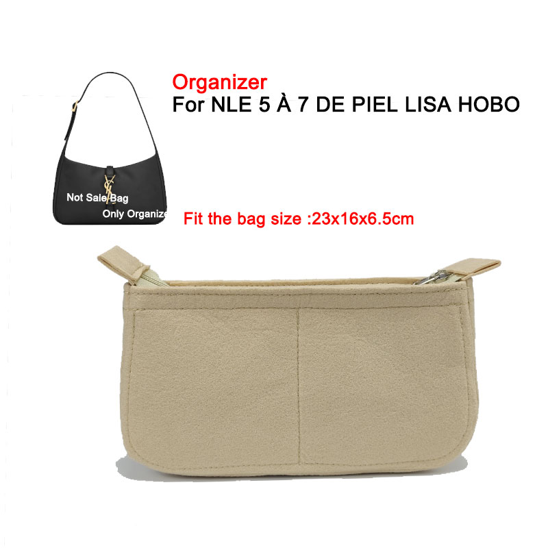 Vilt tasje organizer voor LE 5 - Luxury Bags Ysl recensie en prijs